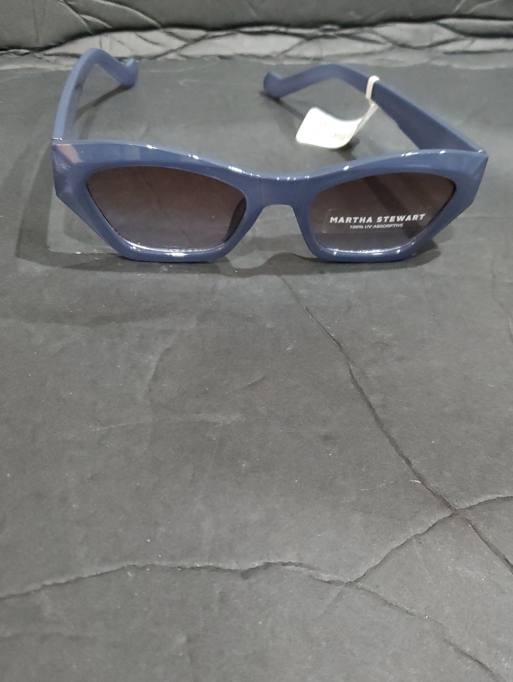 Martha Stewart ms218 blue cat eye oval brown‎ lens sunglasses brand new